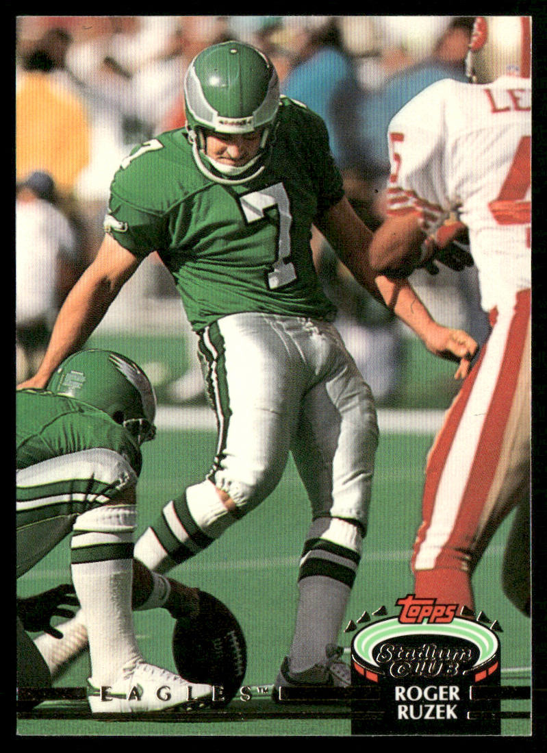 Roger Ruzek 1992 Stadium Club #15 Philadelphia Eagles
