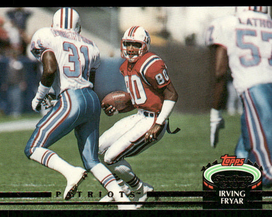Irving Fryar 1992 Stadium Club #24 New England Patriots