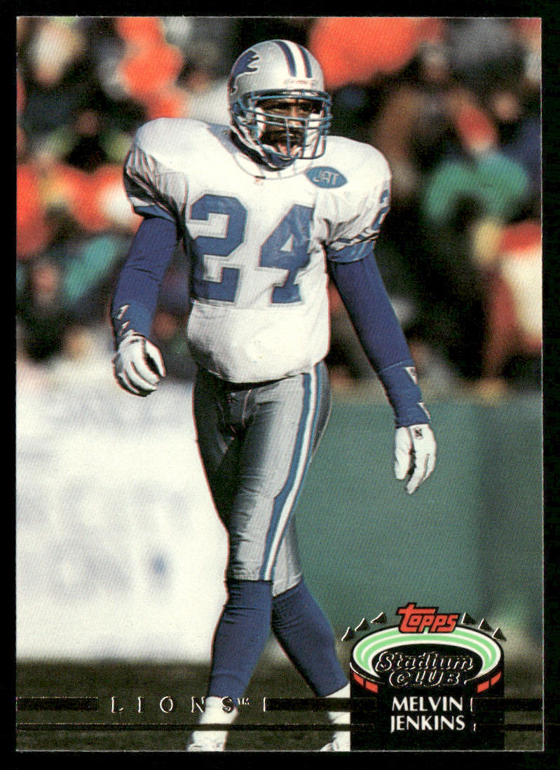 Melvin Jenkins 1992 Stadium Club #29 Detroit Lions
