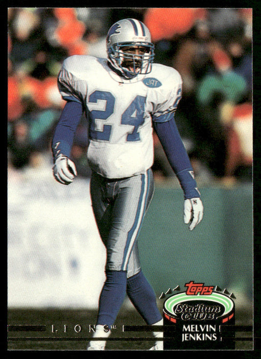 Melvin Jenkins 1992 Stadium Club #29 Detroit Lions