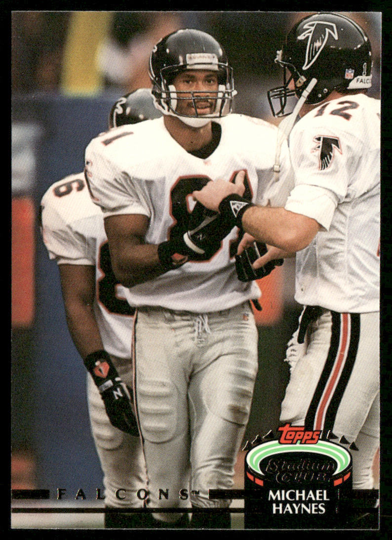 Michael Haynes 1992 Stadium Club #30 Atlanta Falcons