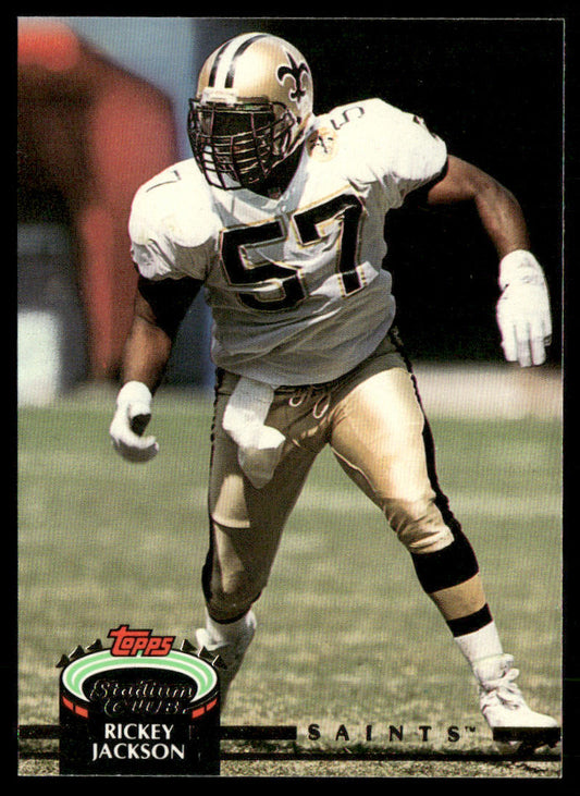 Rickey Jackson 1992 Stadium Club #40 New Orleans Saints