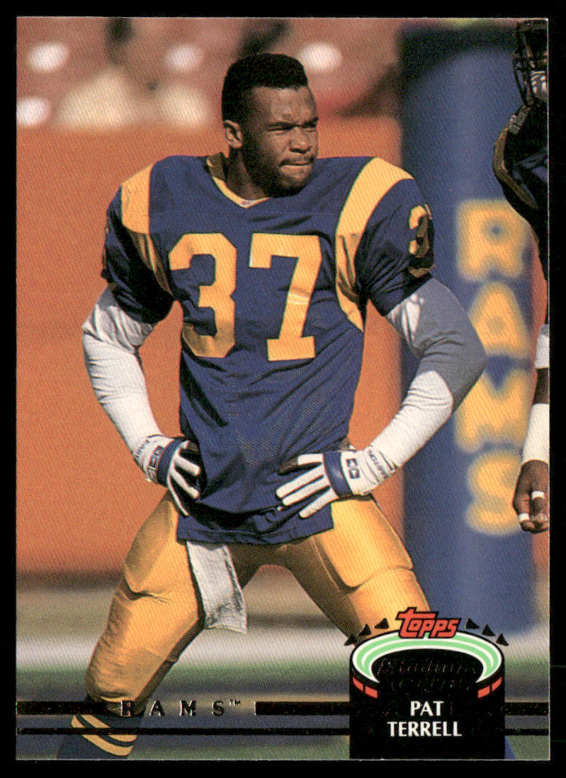 Pat Terrell 1992 Stadium Club #45 Los Angeles Rams