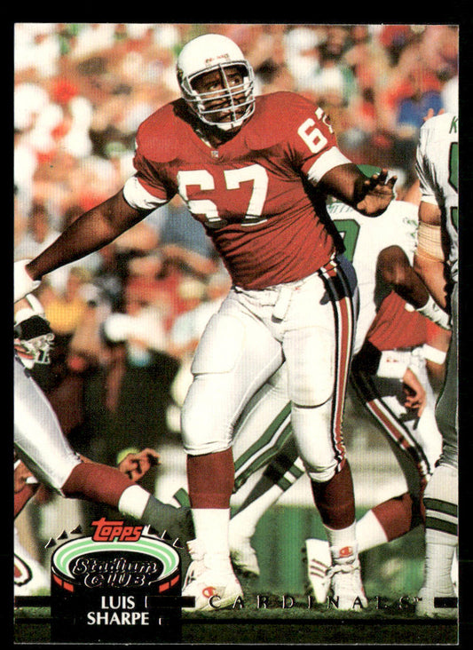 Luis Sharpe 1992 Stadium Club #47 Phoenix Cardinals