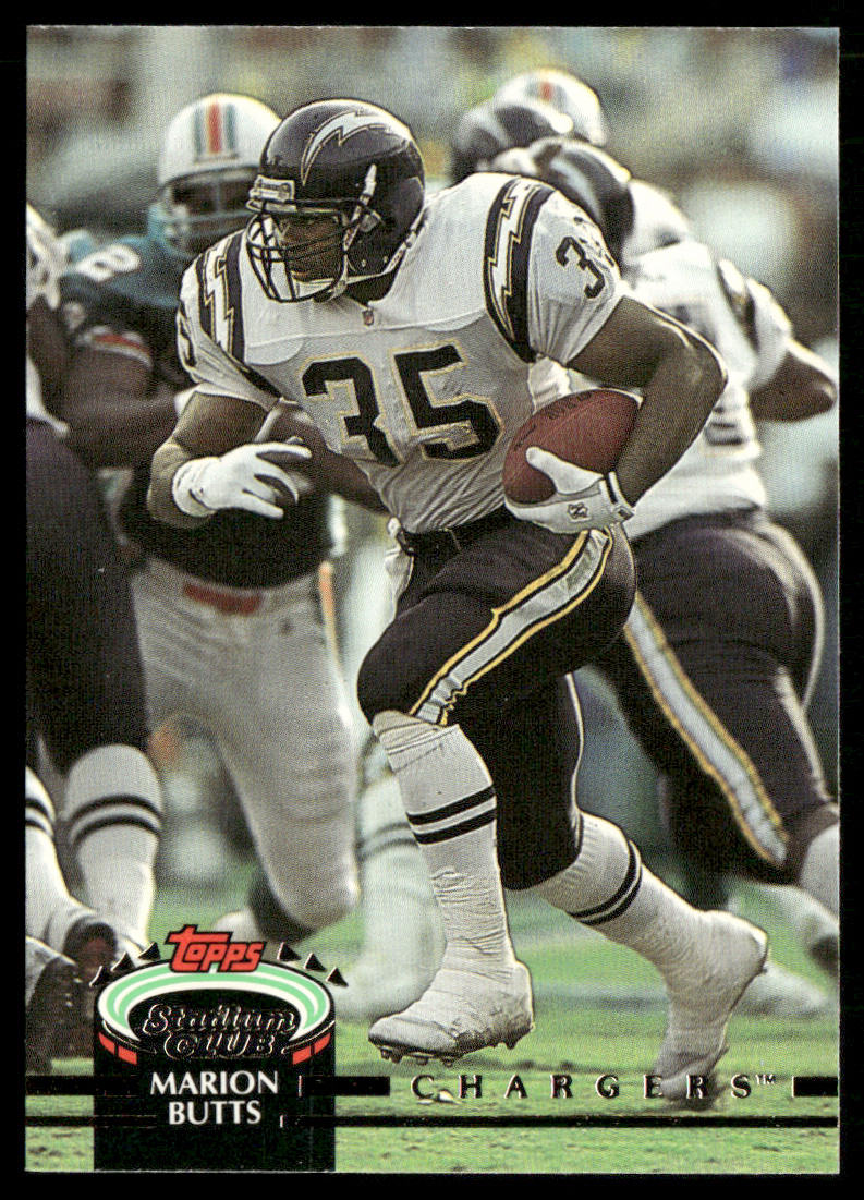 Marion Butts 1992 Stadium Club #60 San Diego Chargers