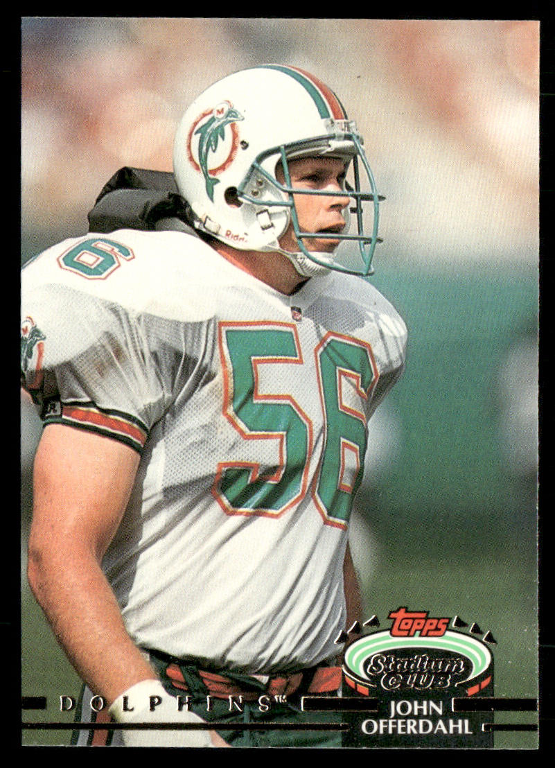 John Offerdahl 1992 Stadium Club #71 Miami Dolphins