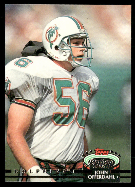 John Offerdahl 1992 Stadium Club #71 Miami Dolphins