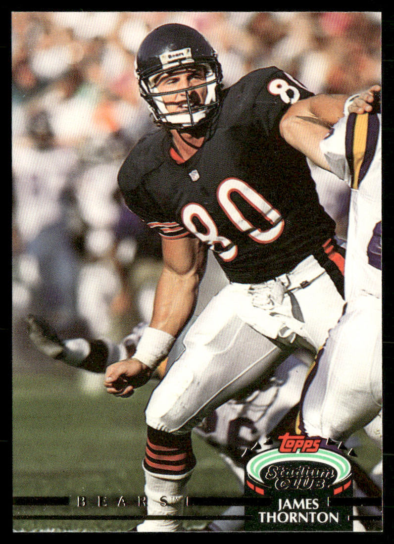 James Thornton 1992 Stadium Club #99 Chicago Bears