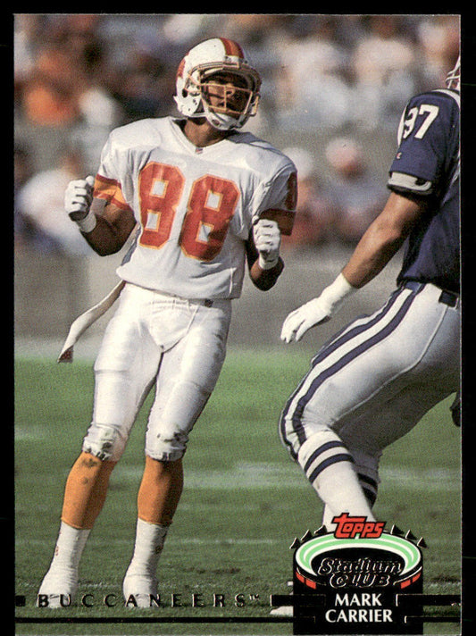 Mark Carrier 1992 Stadium Club #114 Tampa Bay Buccaneers