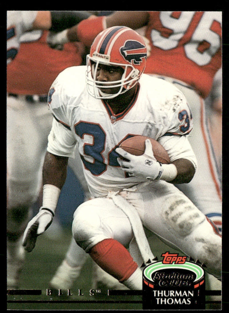 Thurman Thomas 1992 Stadium Club #134 Buffalo Bills