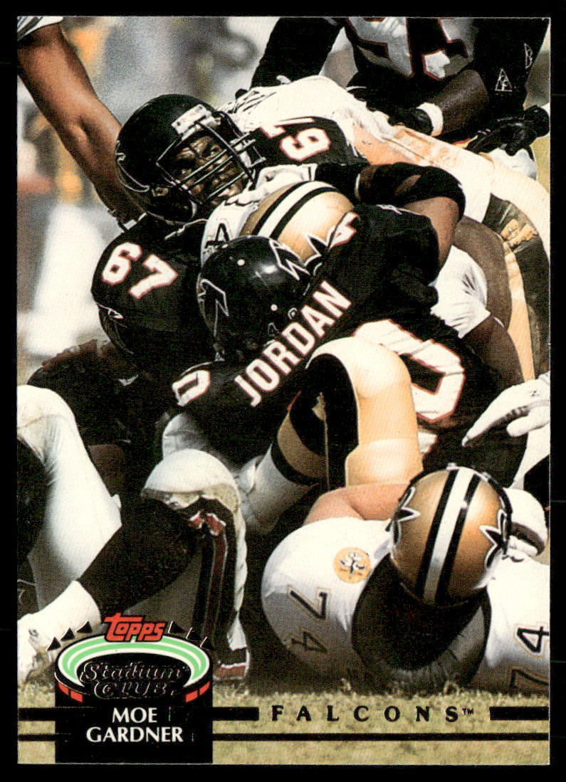 Moe Gardner 1992 Stadium Club #136 Atlanta Falcons