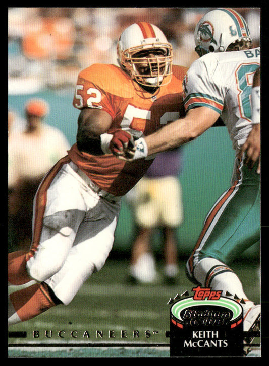 Keith McCants 1992 Stadium Club #140 Tampa Bay Buccaneers