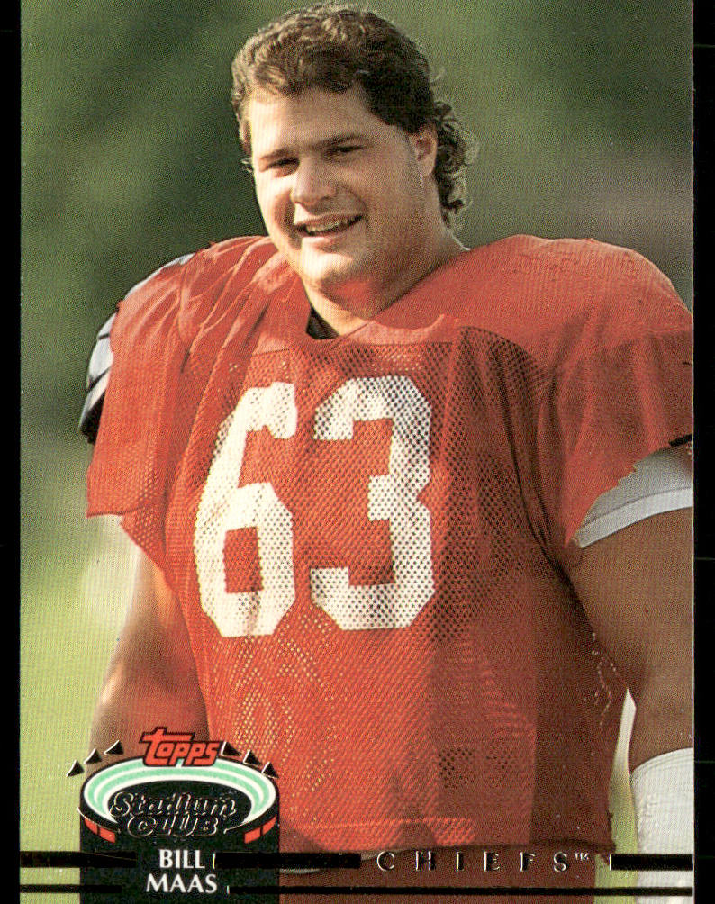 Bill Maas 1992 Stadium Club #144 Kansas City Chiefs