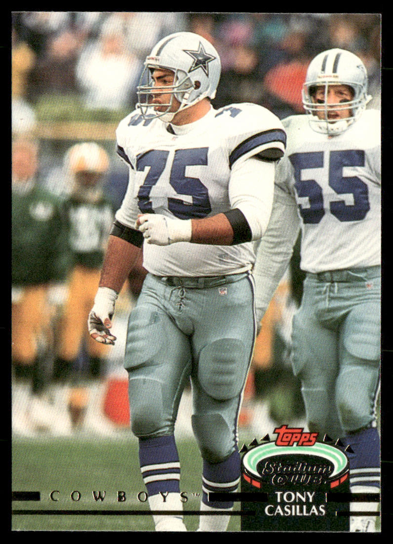 Tony Casillas 1992 Stadium Club #149 Dallas Cowboys