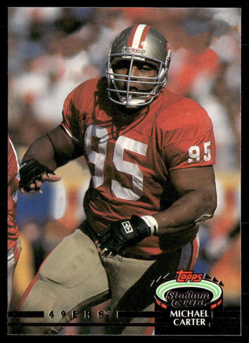 Michael Carter 1992 Stadium Club #150 San Francisco 49ers