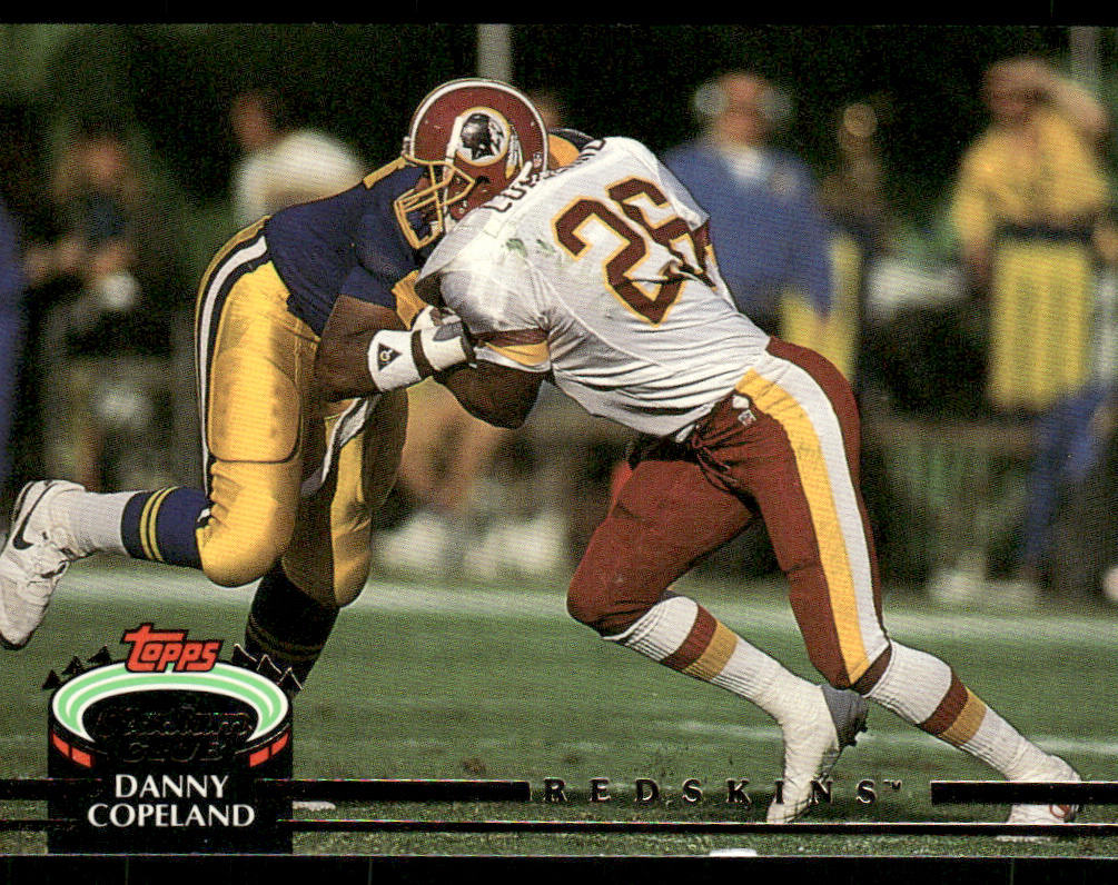 Danny Copeland 1992 Stadium Club #162 Washington Redskins