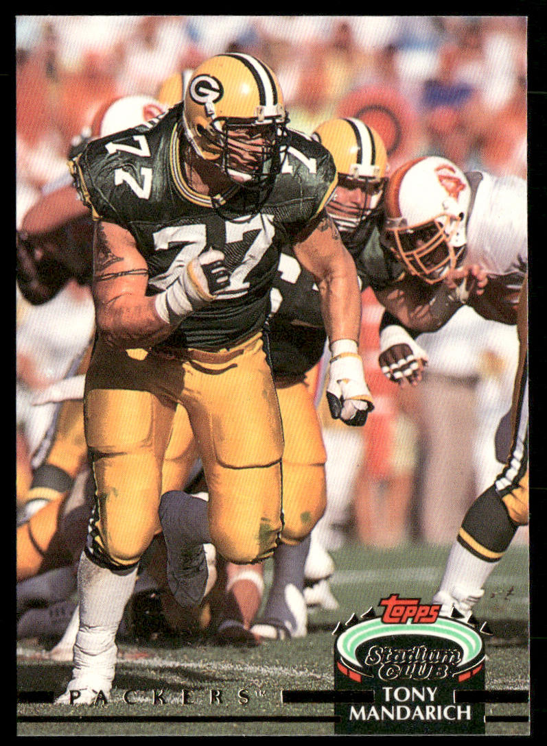 Tony Mandarich 1992 Stadium Club #168 Green Bay Packers
