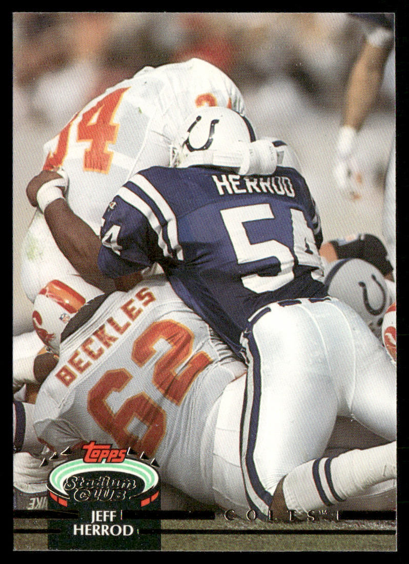 Jeff Herrod 1992 Stadium Club #171 Indianapolis Colts