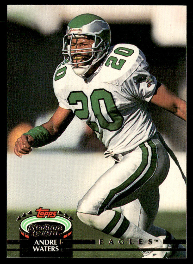 Andre Waters 1992 Stadium Club #196 Philadelphia Eagles