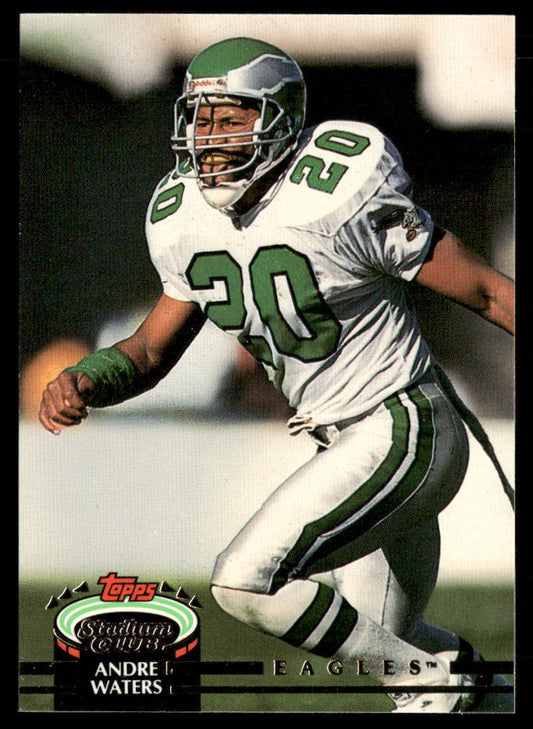 Andre Waters 1992 Stadium Club #196 Philadelphia Eagles
