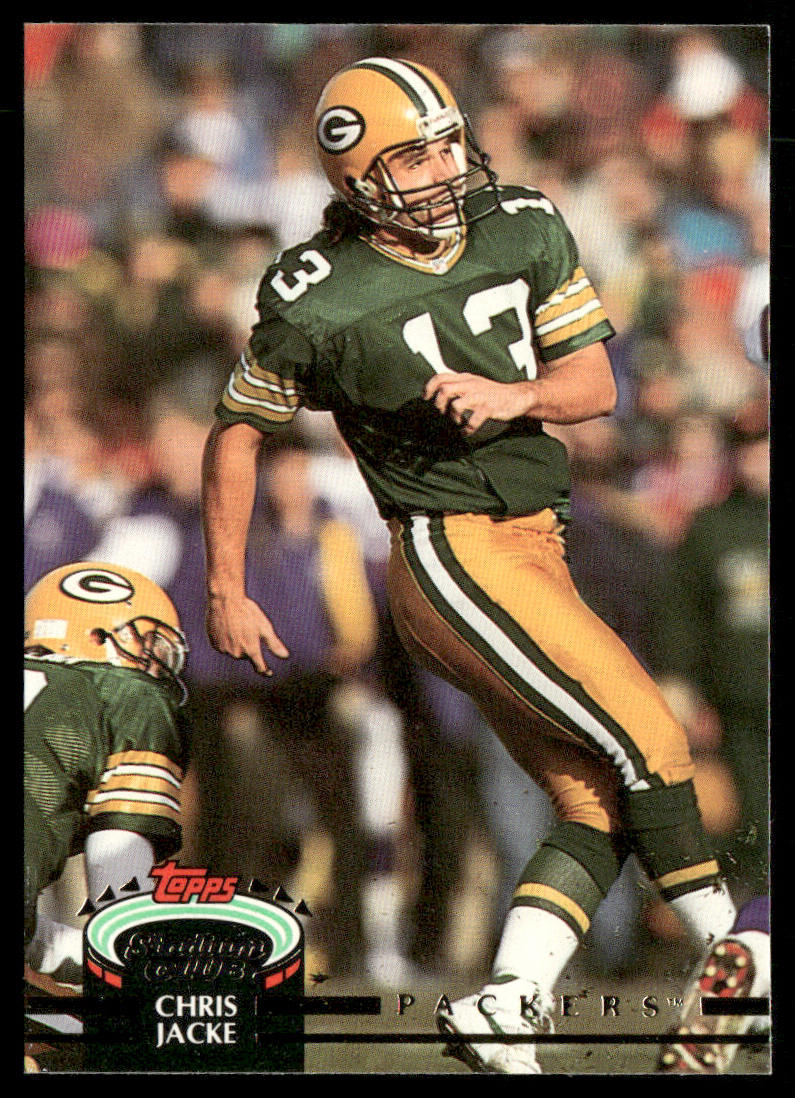 Chris Jacke 1992 Stadium Club #204 Green Bay Packers