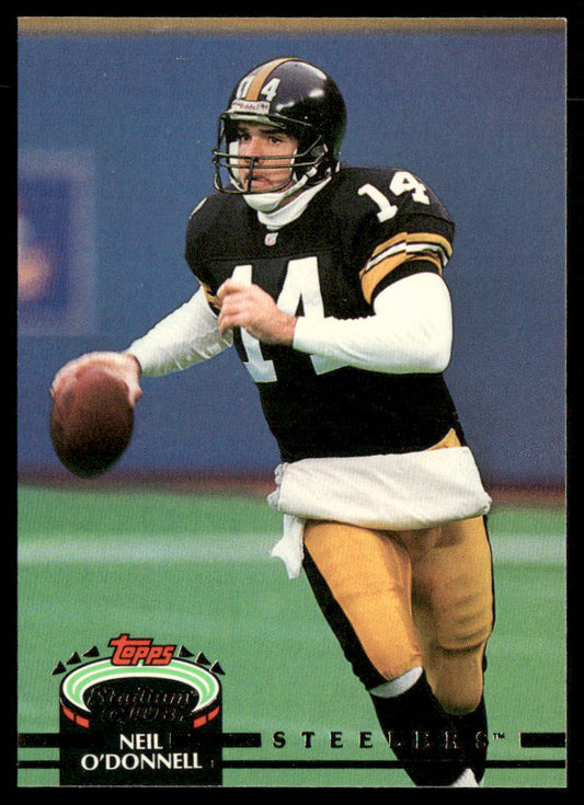 Neil O'Donnell 1992 Stadium Club #205 Pittsburgh Steelers