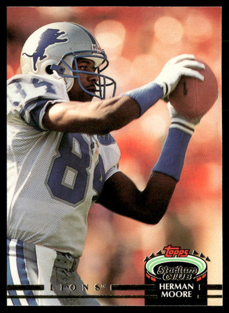 Herman Moore 1992 Stadium Club #235 Detroit Lions