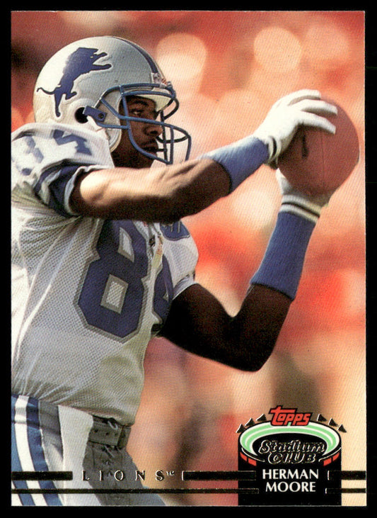 Herman Moore 1992 Stadium Club #235 Detroit Lions