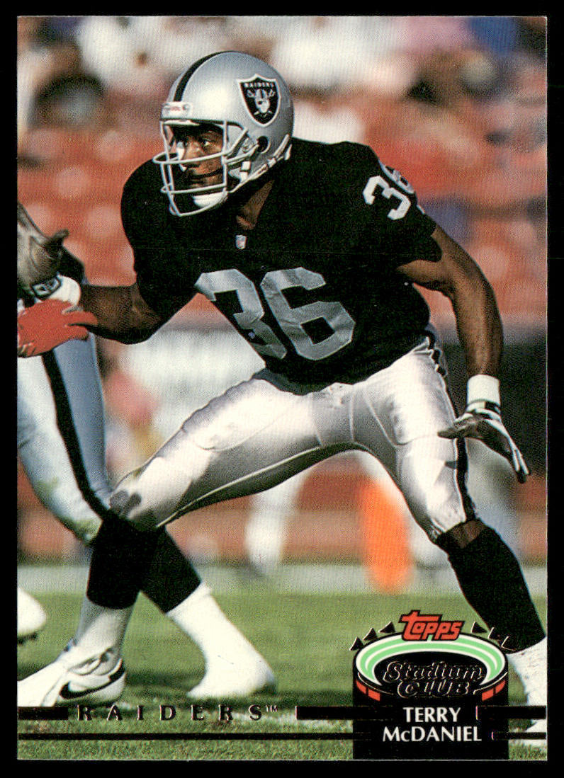 Terry McDaniel 1992 Stadium Club #236 Los Angeles Raiders