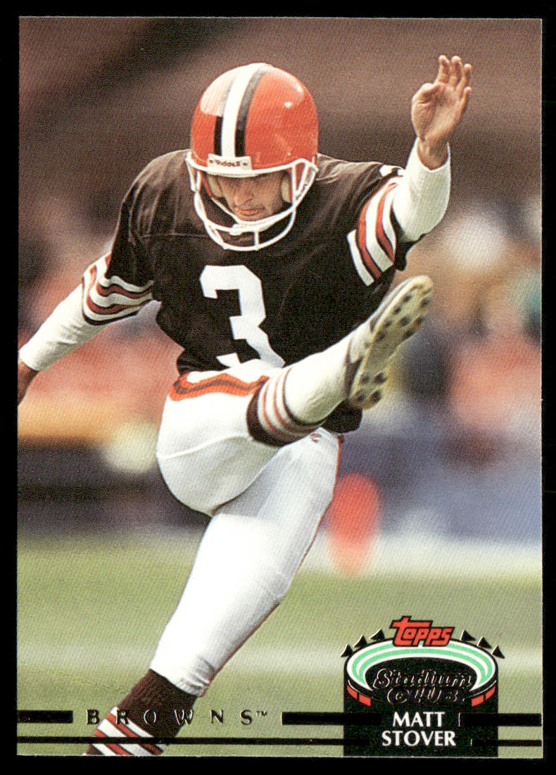 Matt Stover 1992 Stadium Club #245 Cleveland Browns