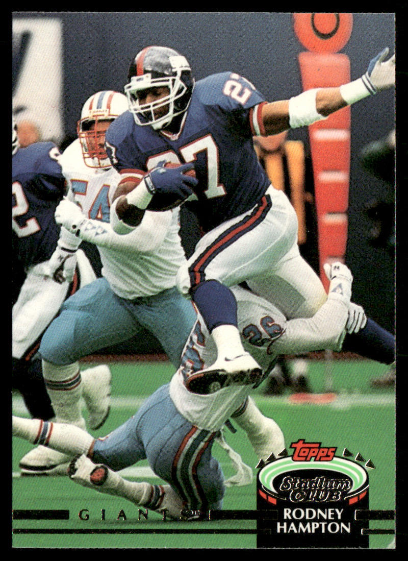 Rodney Hampton 1992 Stadium Club #247 New York Giants