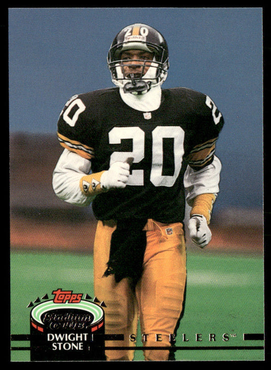 Dwight Stone 1992 Stadium Club #270 Pittsburgh Steelers