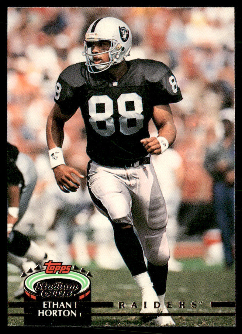 Ethan Horton 1992 Stadium Club #274 Los Angeles Raiders