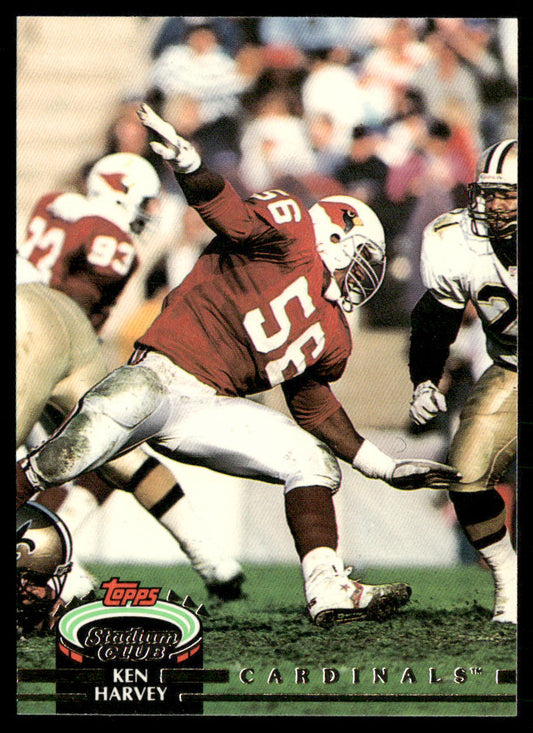 Ken Harvey 1992 Stadium Club #276 Phoenix Cardinals