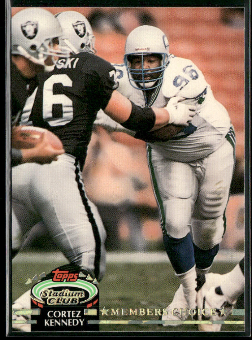 Cortez Kennedy 1992 Stadium Club #300 Members Choice Seattle Seahawks