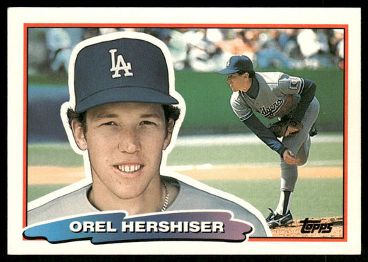 Orel Hershiser 1988 Topps Big #91 Los Angeles Dodgers