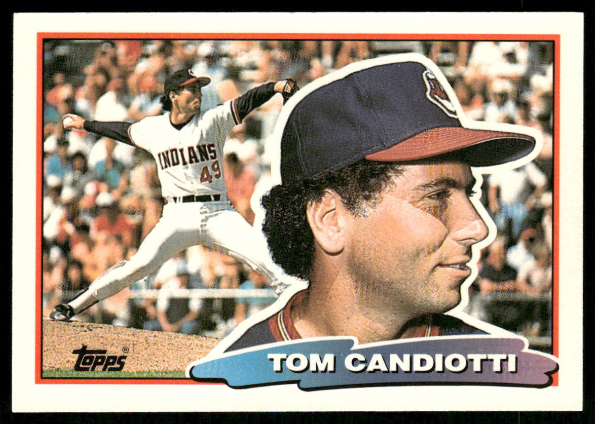 Tom Candiotti 1988 Topps Big #93b Cleveland Indians