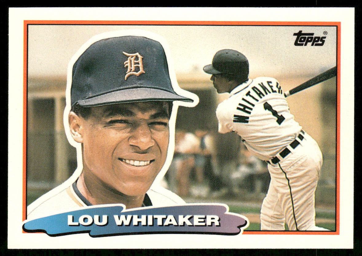 Lou Whitaker 1988 Topps Big #99 Detroit Tigers
