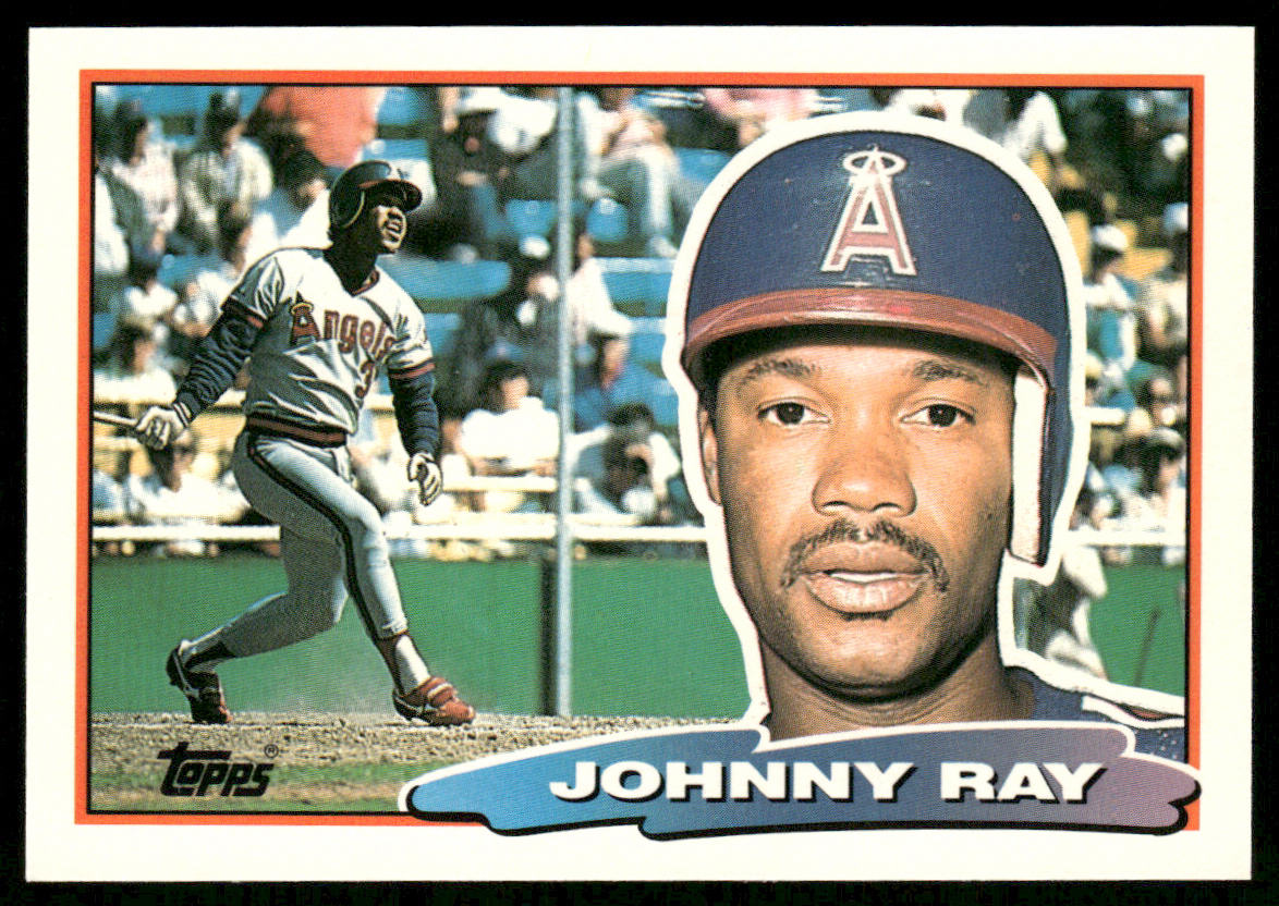 Johnny Ray 1988 Topps Big #97b California Angels