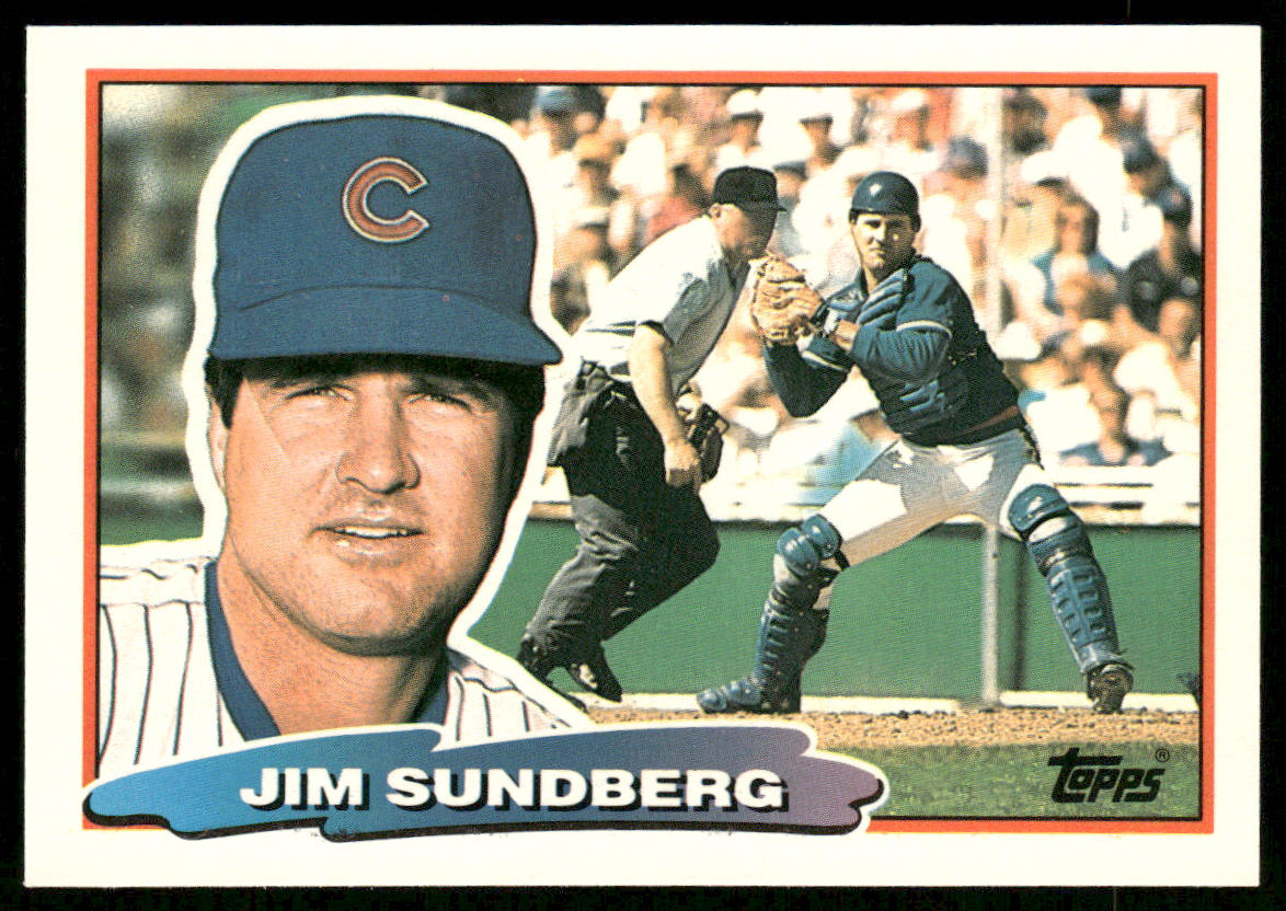 Jim Sundberg 1988 Topps Big #100b Chicago Cubs