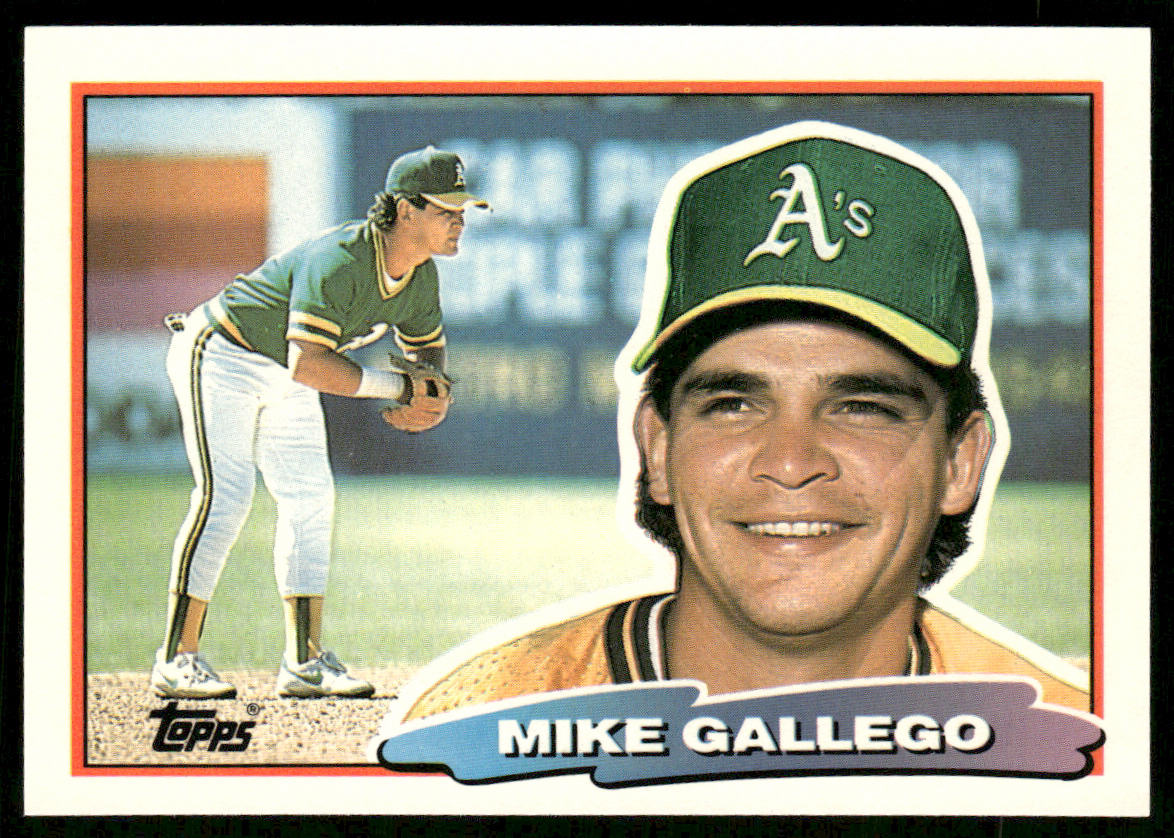 Mike Gallego 1988 Topps Big #103 Oakland Athletics