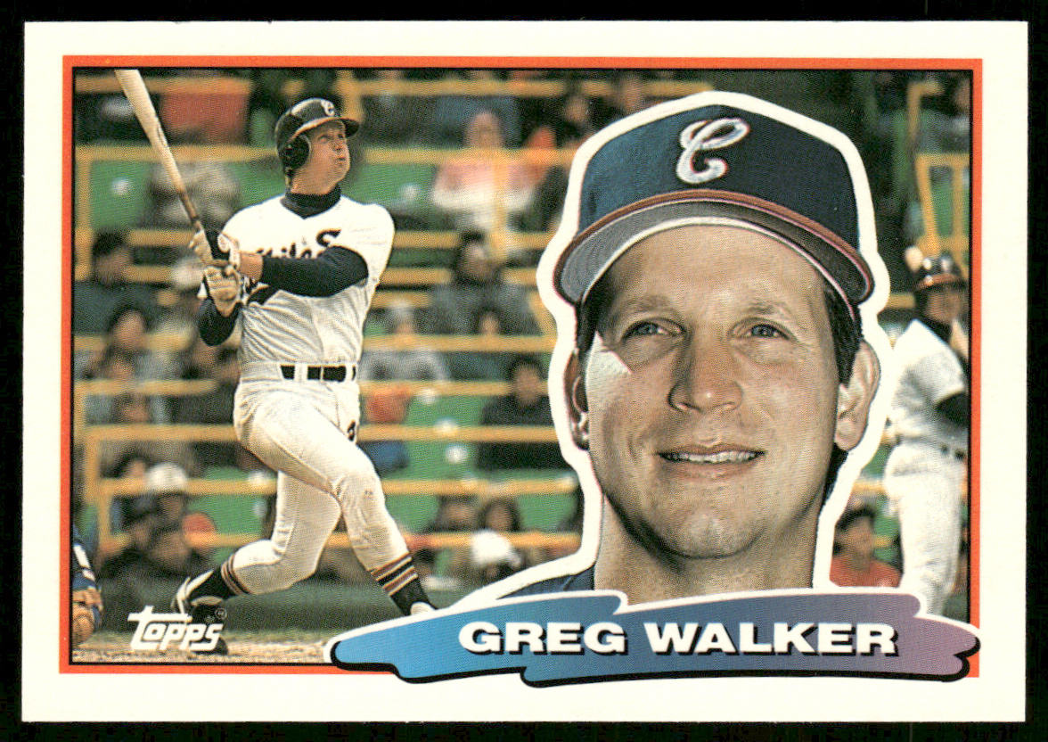 Greg Walker 1988 Topps Big #105b Chicago White Sox