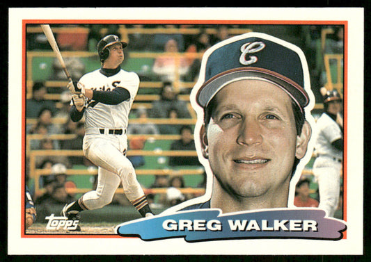 Greg Walker 1988 Topps Big #105b Chicago White Sox