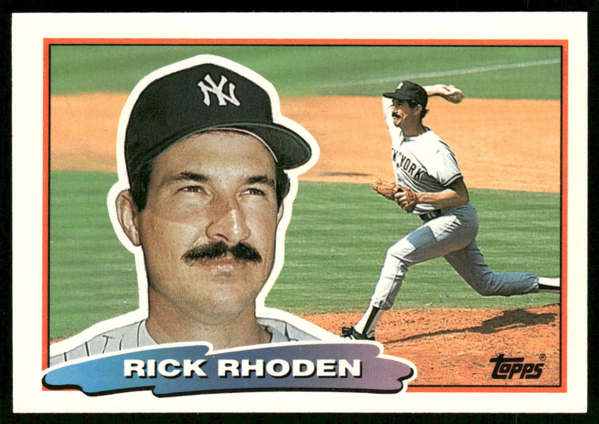 Rick Rhoden 1988 Topps Big #108b New York Yankees