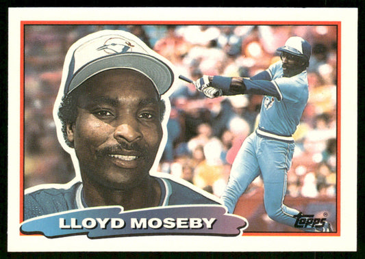 Lloyd Moseby 1988 Topps Big #113b Toronto Blue Jays