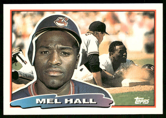 Mel Hall 1988 Topps Big #114 Cleveland Indians
