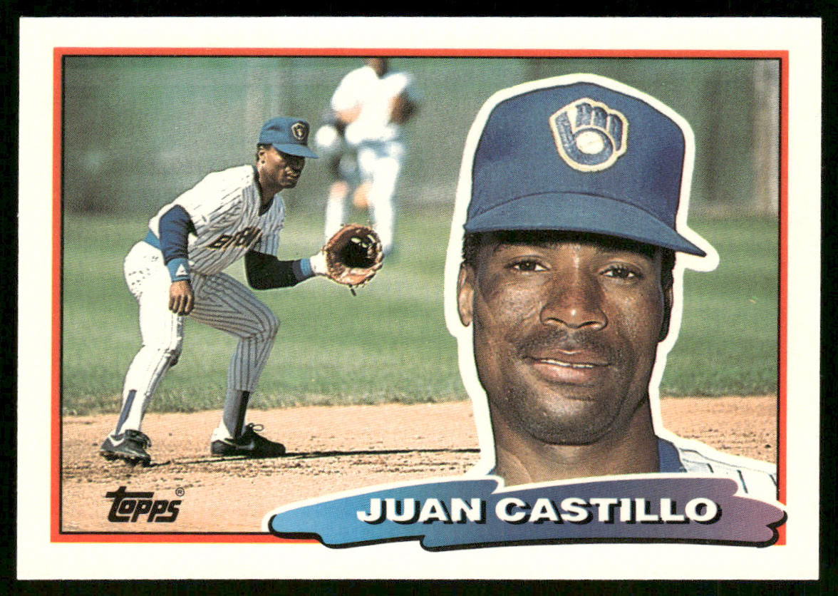 Juan Castillo 1988 Topps Big #117 Milwaukee Brewers