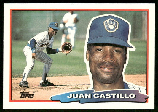 Juan Castillo 1988 Topps Big #117 Milwaukee Brewers