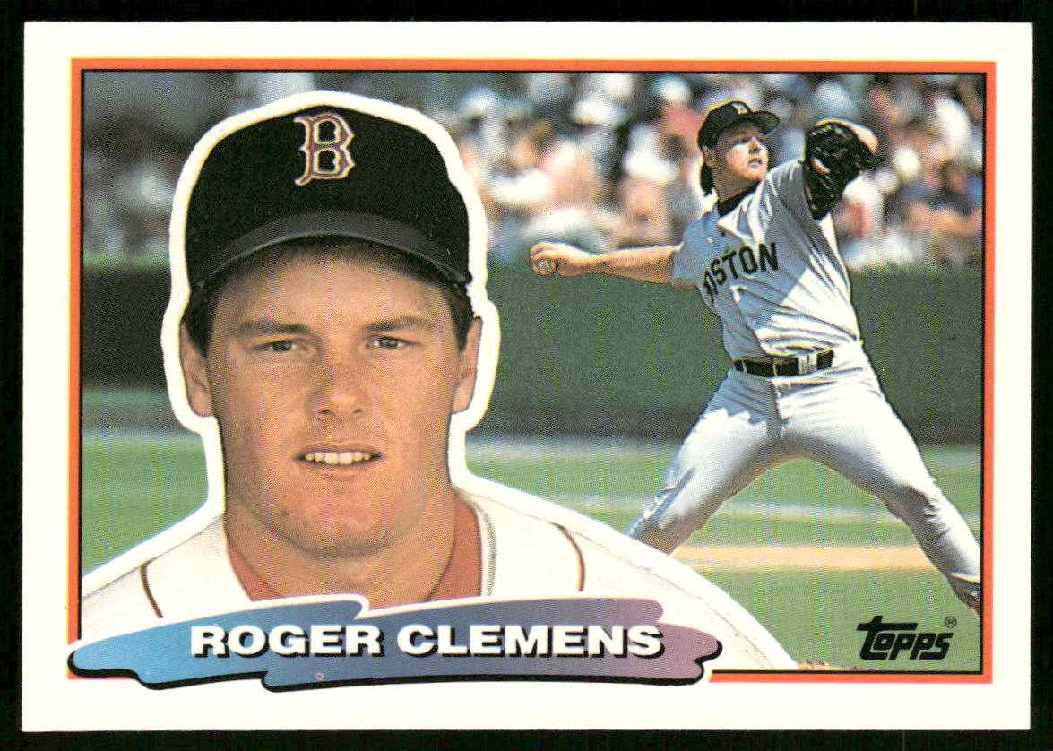 Roger Clemens 1988 Topps Big #118a Boston Red Sox