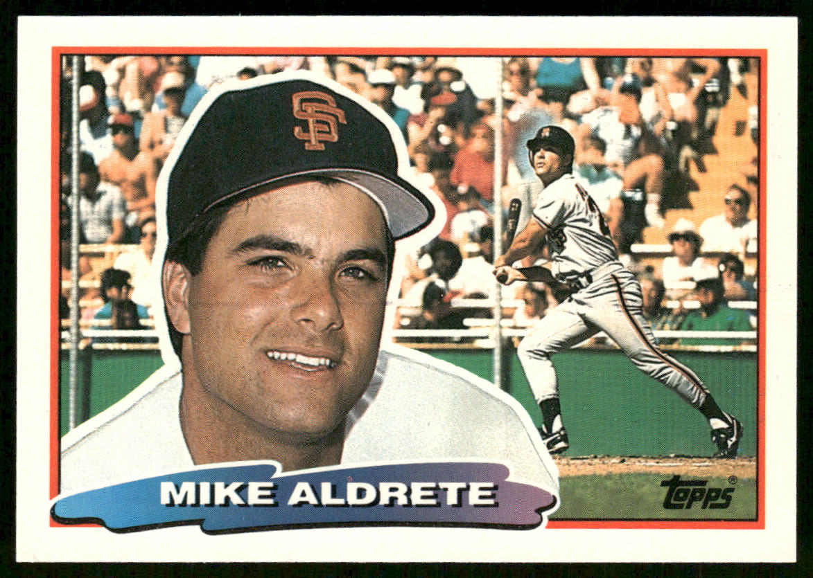 Mike Aldrete 1988 Topps Big #119b San Francisco Giants